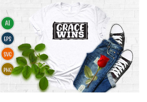 Grace Wins, Jesus Christ, Christian Tees