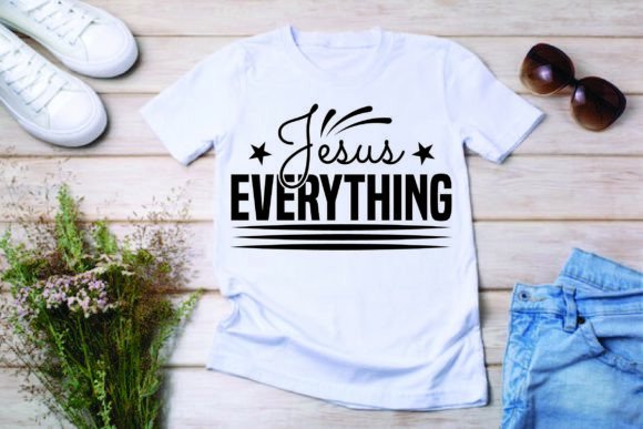Jesus Everything Svg Design: A Font for Editorial Grace